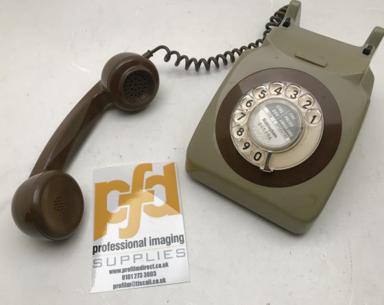 GPO 746 Retro Two Tone Rotary Dial Telephone Prop Hire