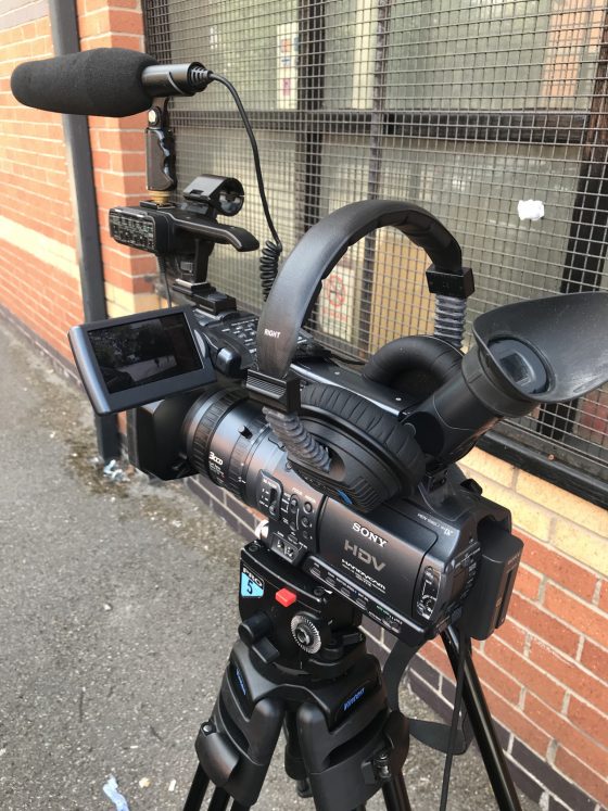 Sony Hand Held Semi Pro Video Camera With Tripod Prop Hire