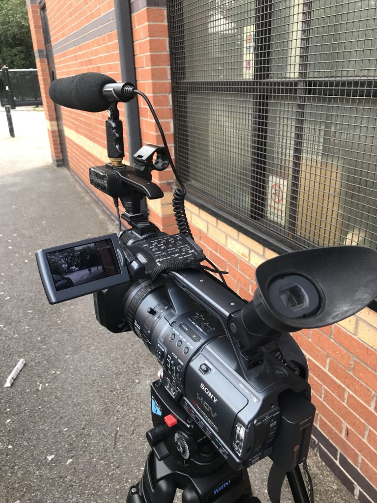 Handheld Video Camera Tripod Set Up Semi Professional Photo Prop Hire